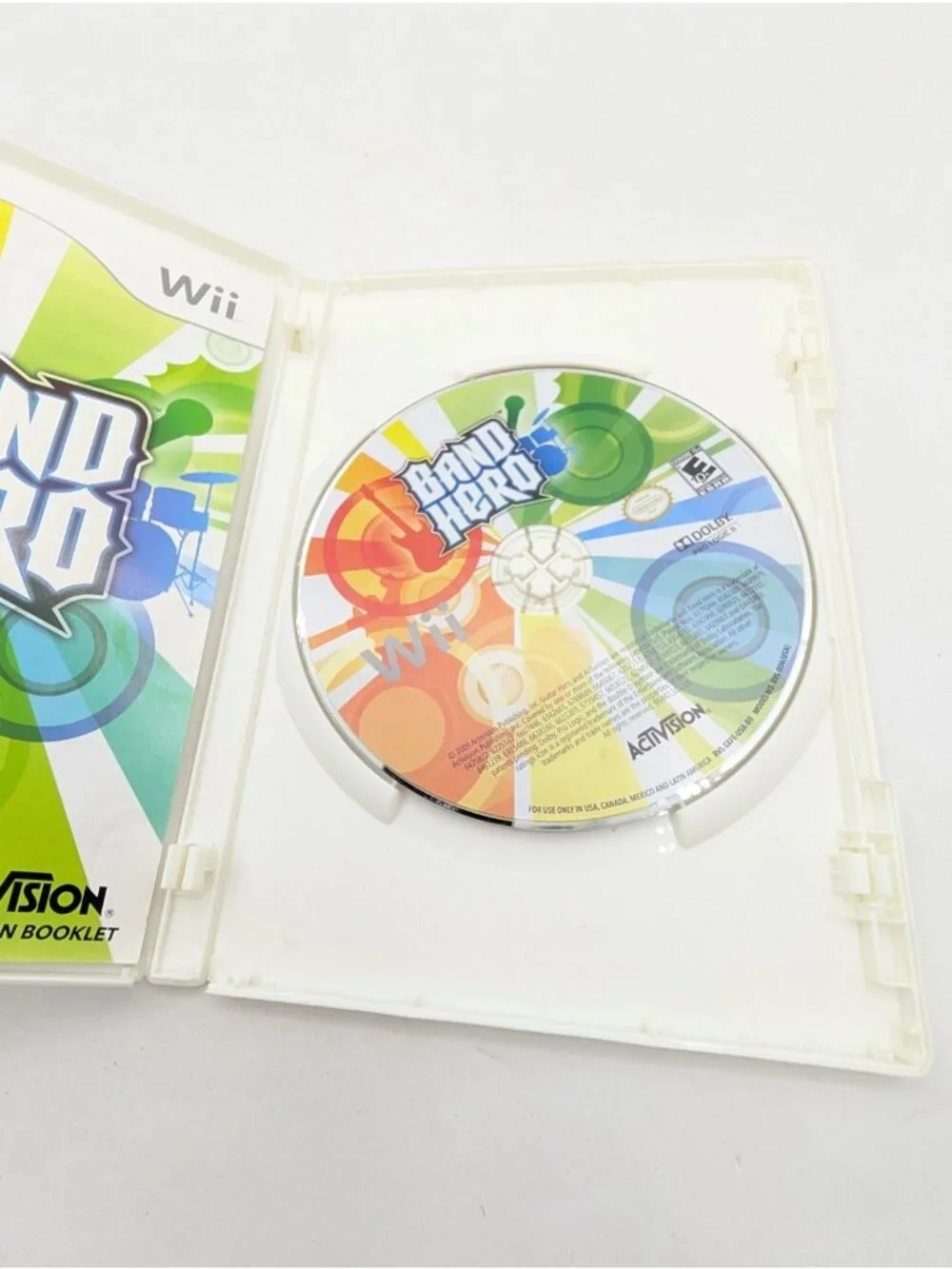 Band Hero Wii band Video game with manual Pre owned